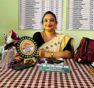 Mrs. Neetima Sarmah (HOD), M.A., M.Phil. B.Ed.